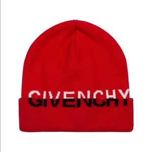 Givenchy red beanie (unisex)